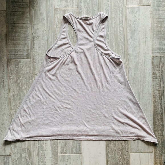 Athleta Cotton Tank Top RacerBack Long Side Yogini - Picture 5 of 15